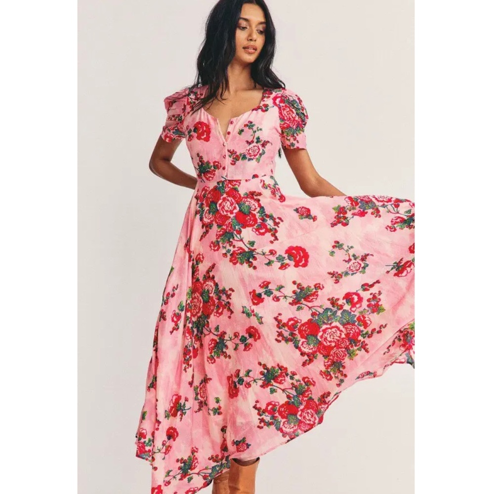 Loveshackfancy Coralie Dress Desert Pink